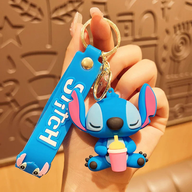 Disney Charm Keychains: Mickey, Minnie & Lilo Fun!