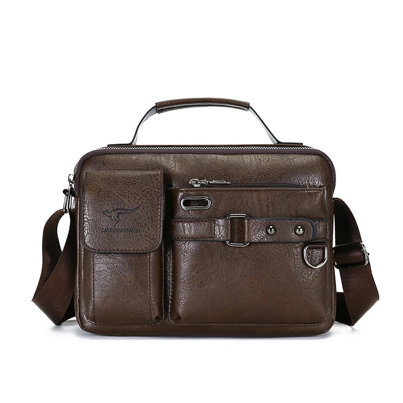 Sac Bandoulière Homme en Cuir PU - Élégance Pratique