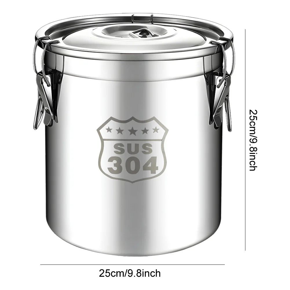 Airtight Steel Food Storage Canister Set