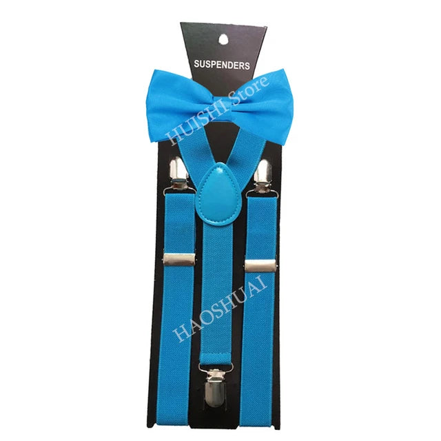 Chic Bowtie & Suspender Set for All Occasions