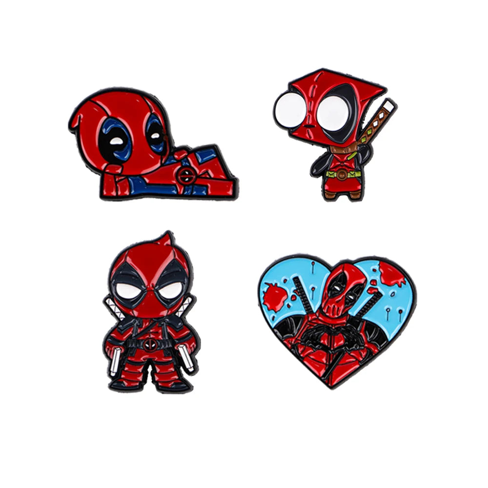 Cool Monster Cartoon Pins for Kids' Backpacks