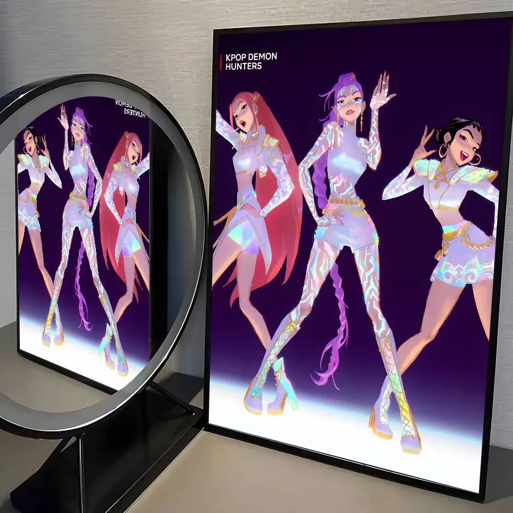 Affiche HD K-Pop Démon H-Hunters - Décor Moderne
