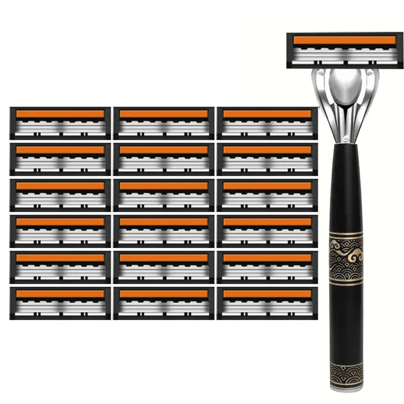 Rasoir 3 couches homme - design innovant et réutilisable