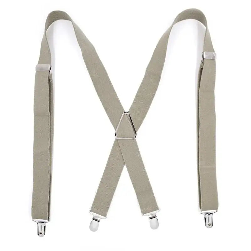 X-Back Adjustable Elastic Suspenders for All