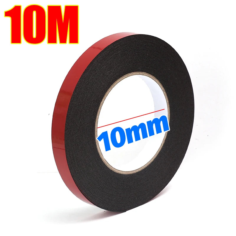 Ruban Mousse Auto Double Face 10M Résistant intempéries