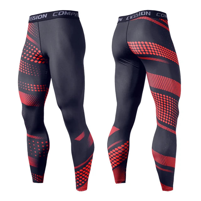 Quick-Dry Men's Fitness Leggings for All Seasons