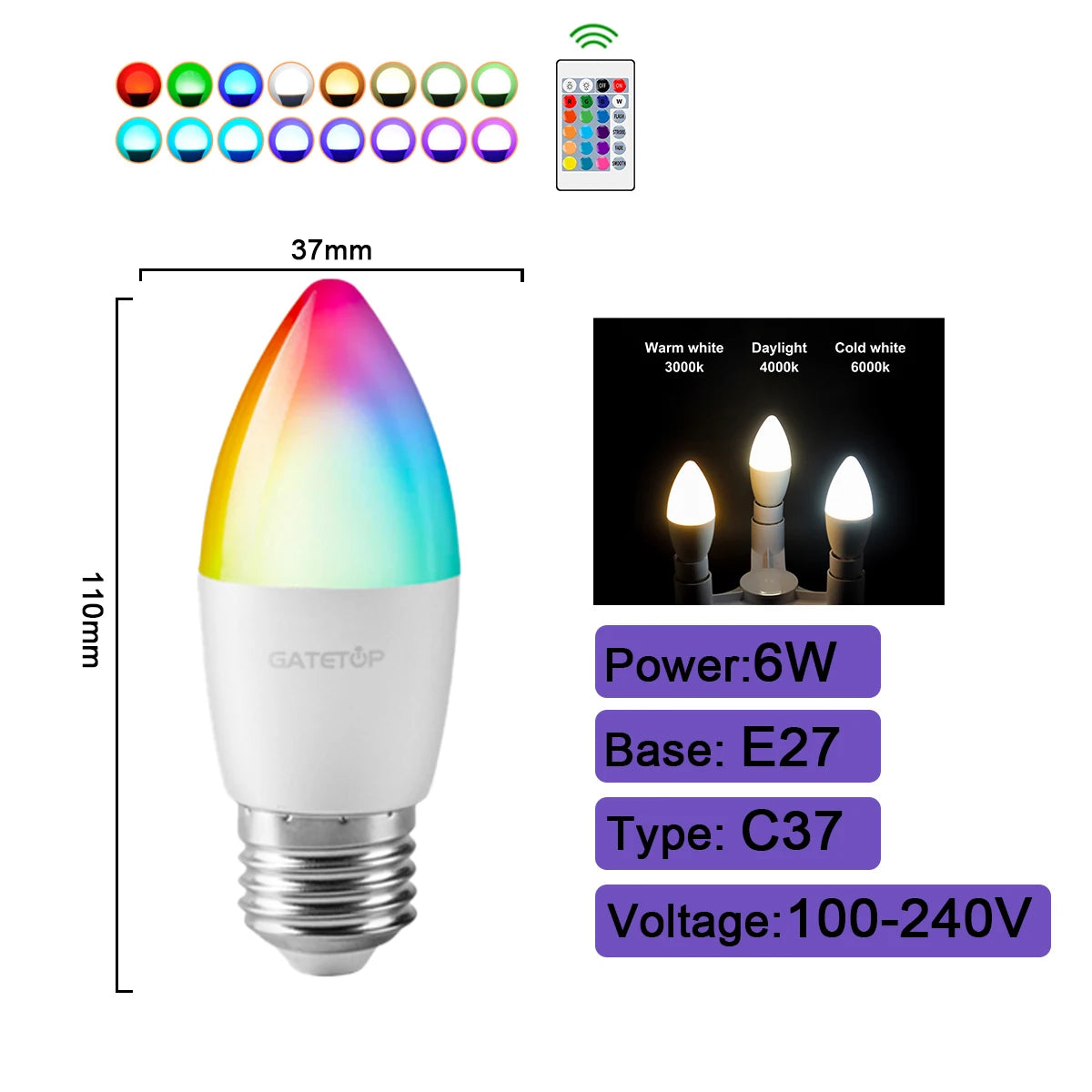 ColorGlow Smart LED Bulb Set