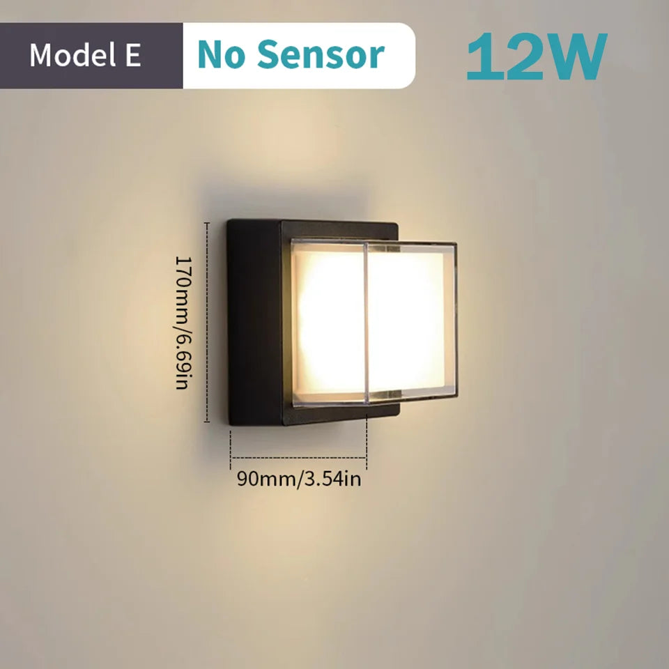 Applique LED Radar 16W - Lumière Extérieure Intelligente