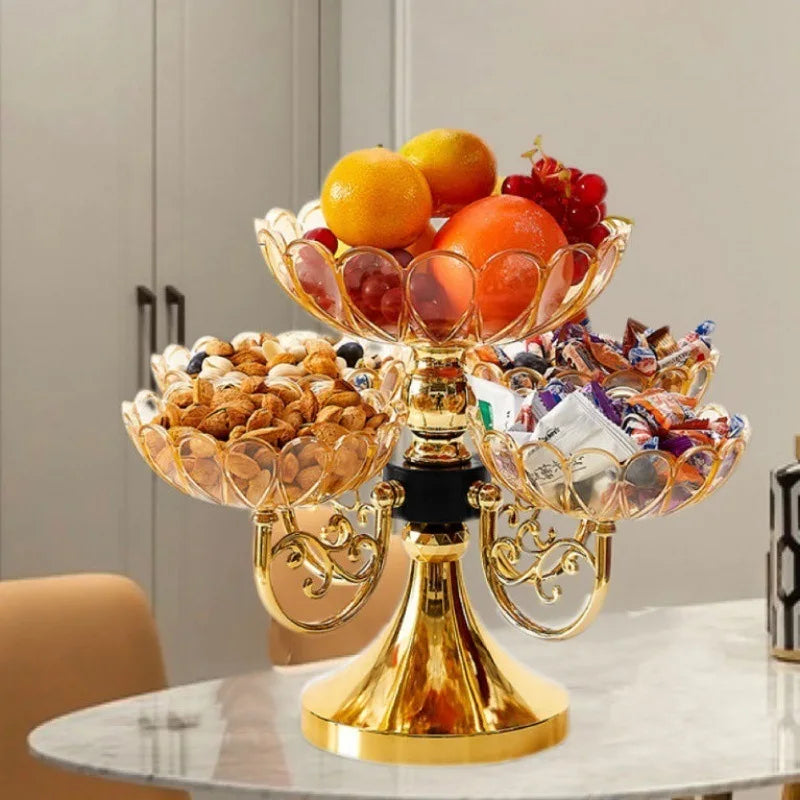 Assiette Fruit Cristal Luxe Rotative Élite