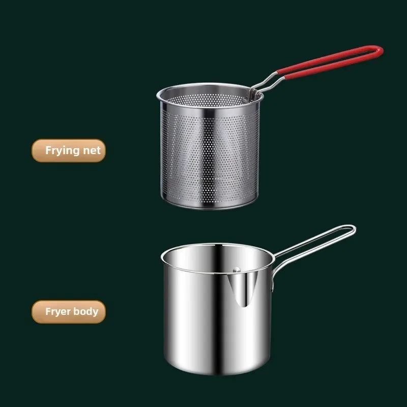 TempuraPro: Multi-Use Stainless Fryer with Basket
