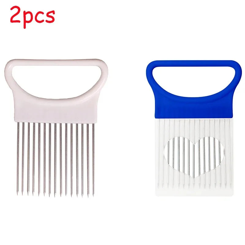 Oignon-Slice Pro: Trancheur Multi-Usage en Acier