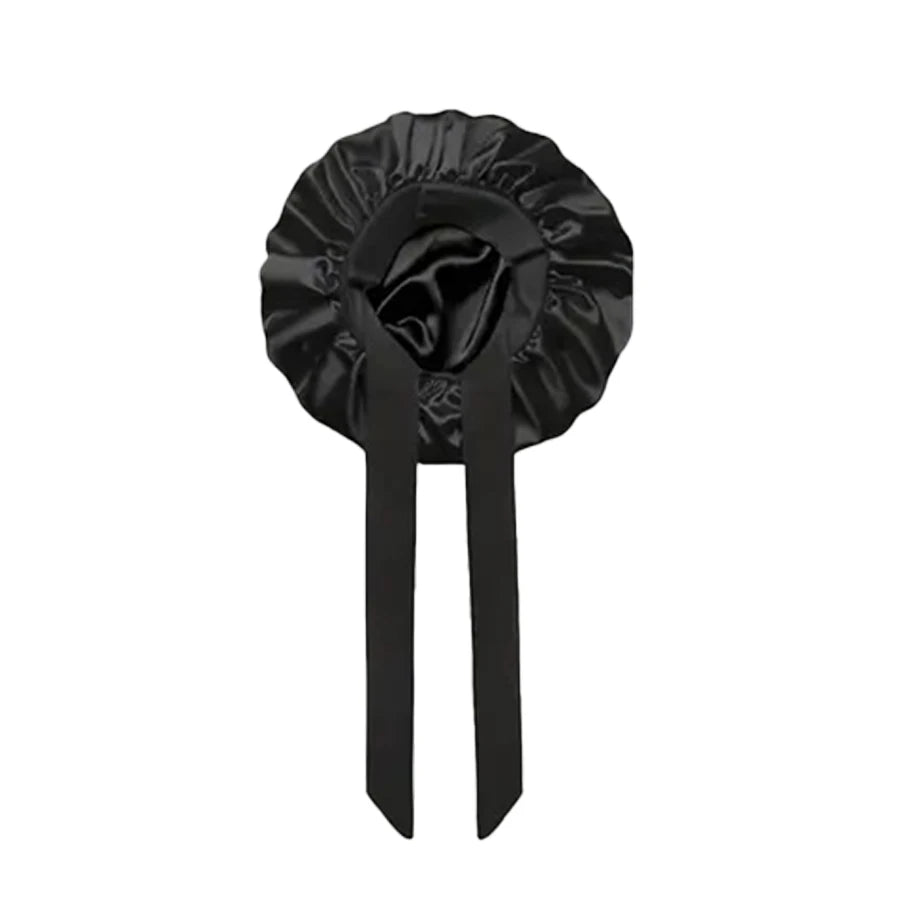 Satin Hair Bonnet & Scrunchie Set for Curly Hair