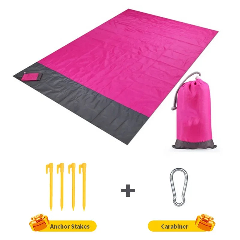 Tapis de plage pliable imperméable et léger