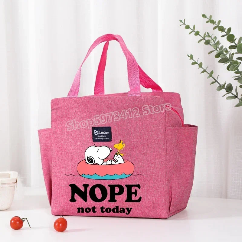 Snoopy's Insulated Bento Lunch Bag for Kids & Students