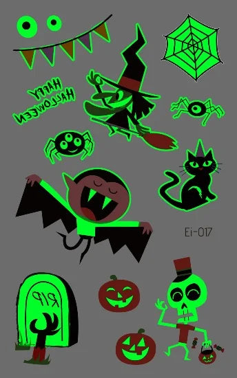 Tatouages Halloween Drôles pour Enfants