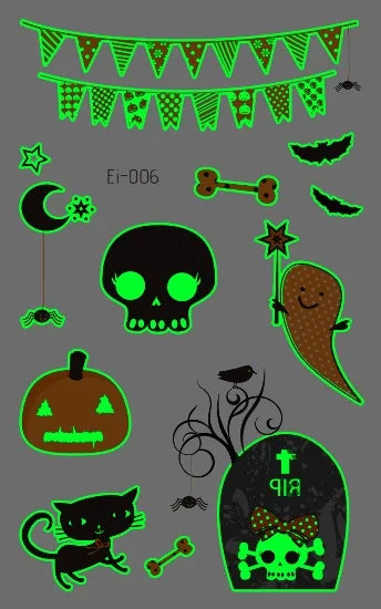 Tatouages Halloween Drôles pour Enfants