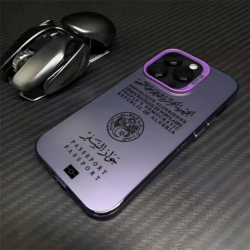 Coque iPhone  - Lettrage Mat Anti-Choc