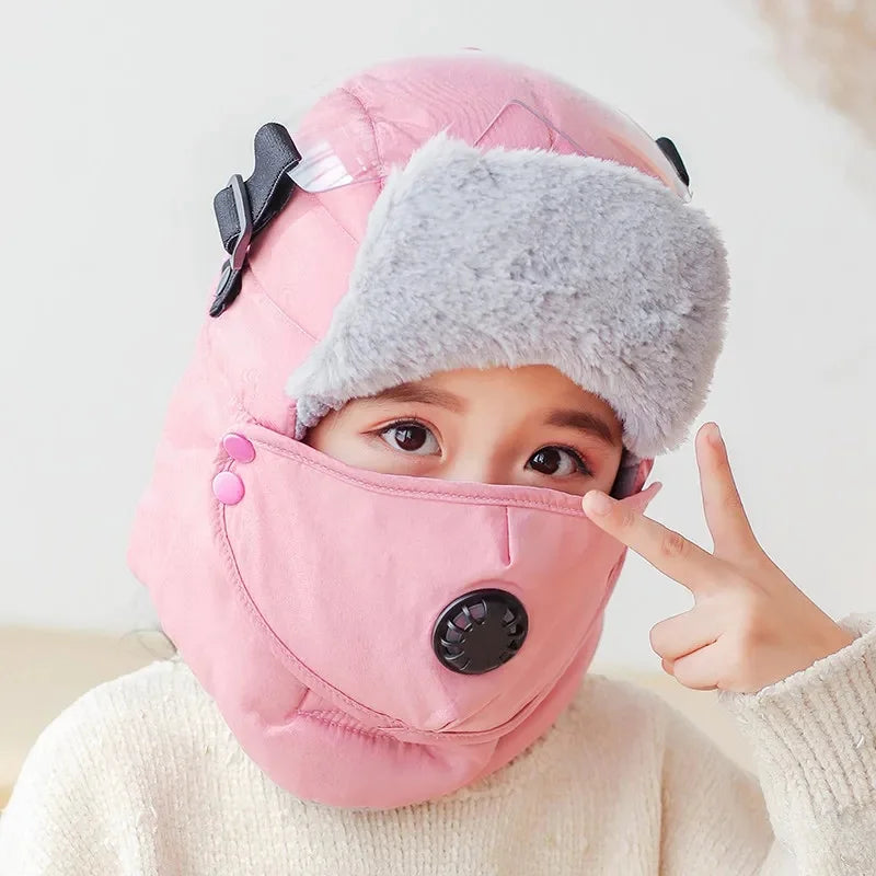 Chapeau d'Hiver Lei Feng Doublé Polaire Unisexe