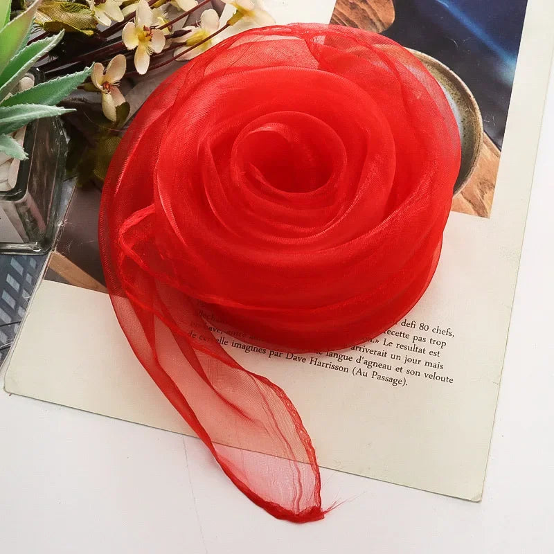 Foulard de Jonglage en Soie - 60cm, 21 Couleurs Vives