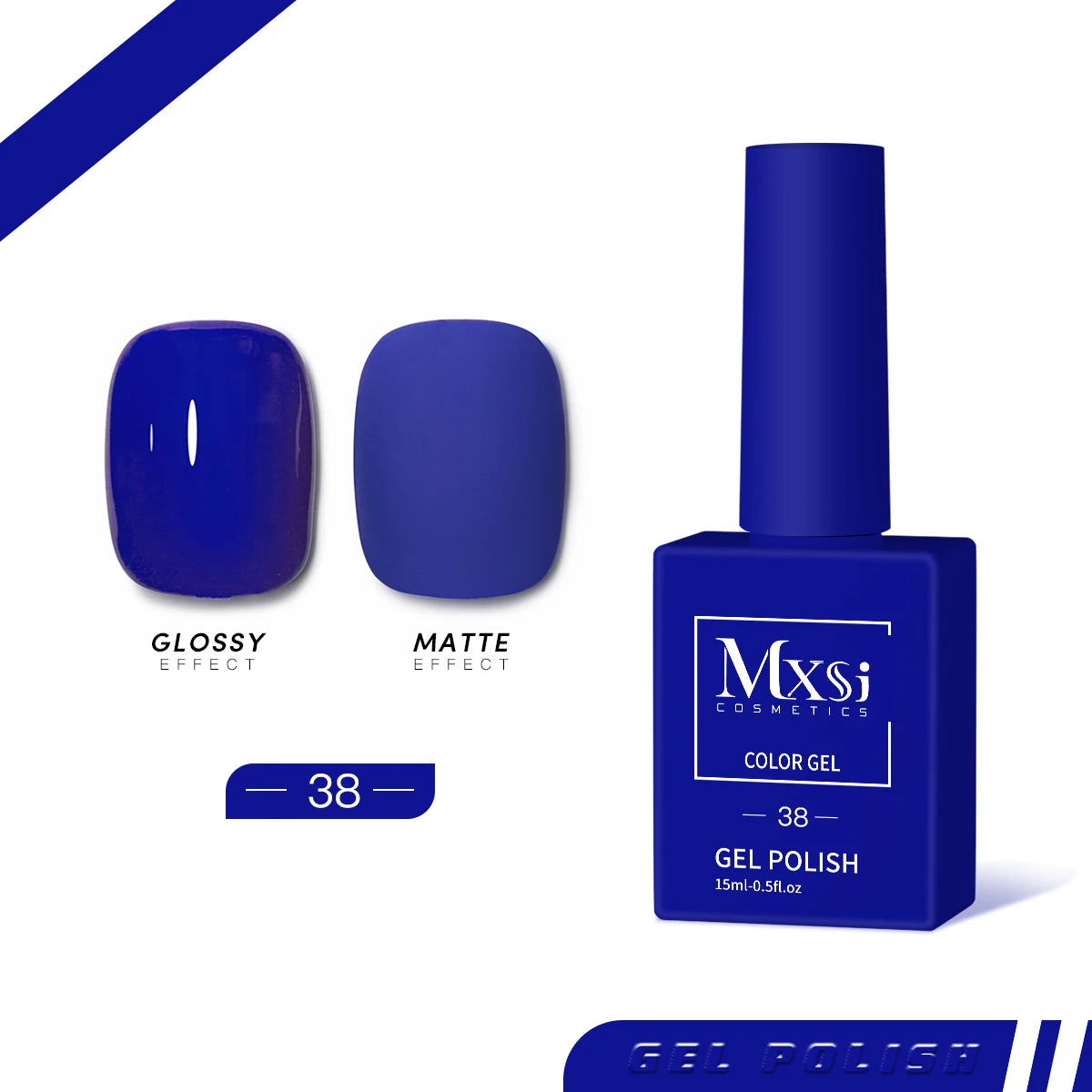 Vernis Gel Mxsi 15ml Couleurs Néo-Royal