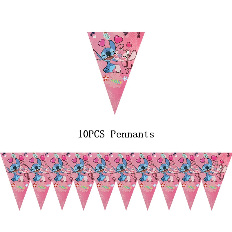 Ensemble Anniversaire Lilo & Stitch Fête Disney Fille