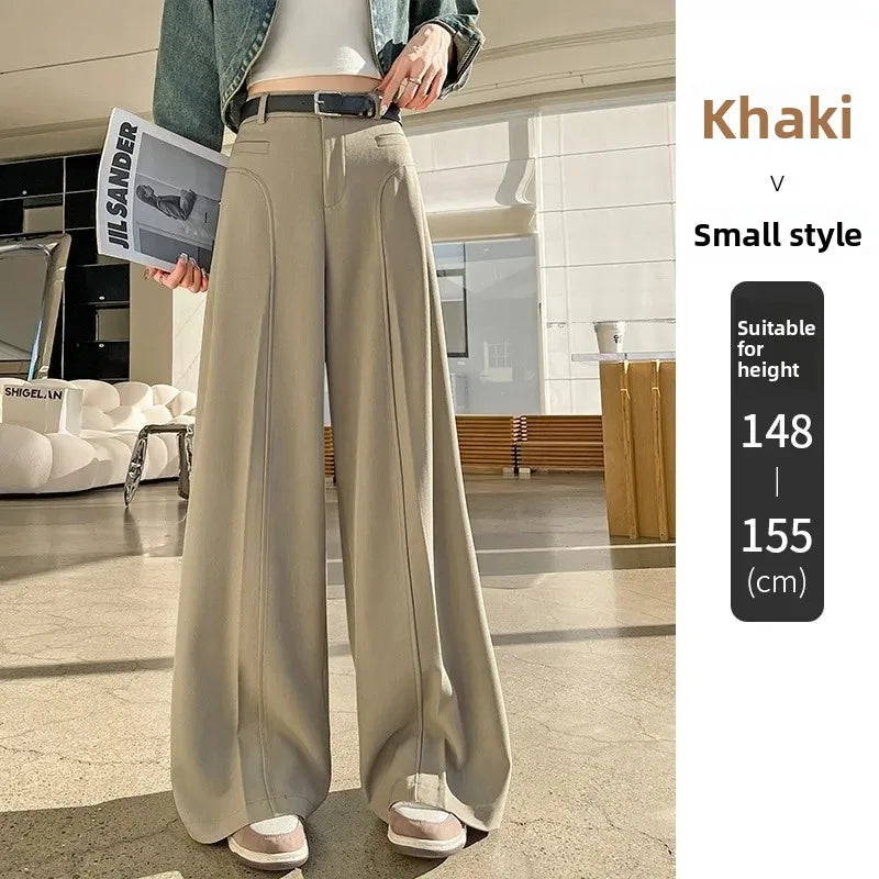 Pantalon Chic Taille Haute à Jambes Larges -