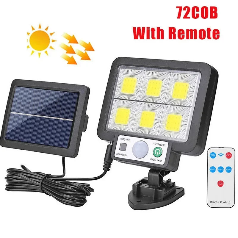 Applique Solaire LED IP65 avec Détection de Mouvement