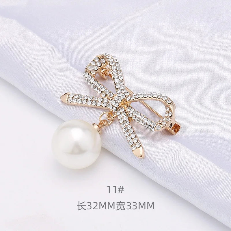 Broche Perle Élégante pour Femme - Charmant et Pratique