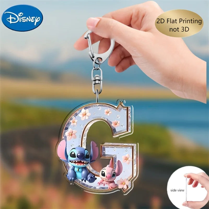 Lilo & Stitch Acrylic Keychain - Custom Name Gift