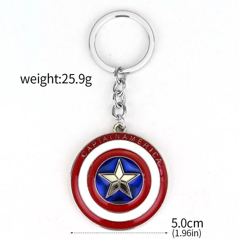 Avengers Shield Keychain - Marvel Trendy Accessory