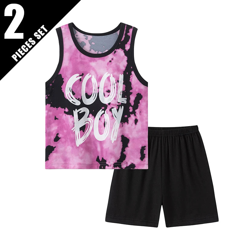 DinoCamouflage: Ensemble d'été pour enfants 2 pièces