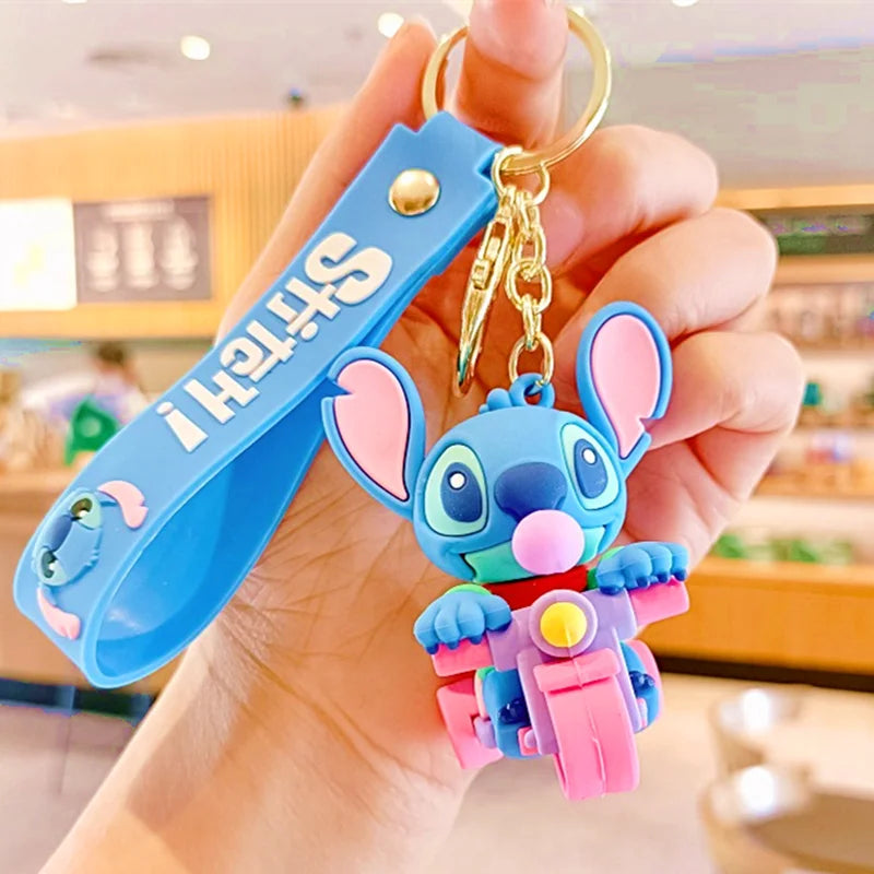 Disney Charm Keychains: Mickey, Minnie & Lilo Fun!