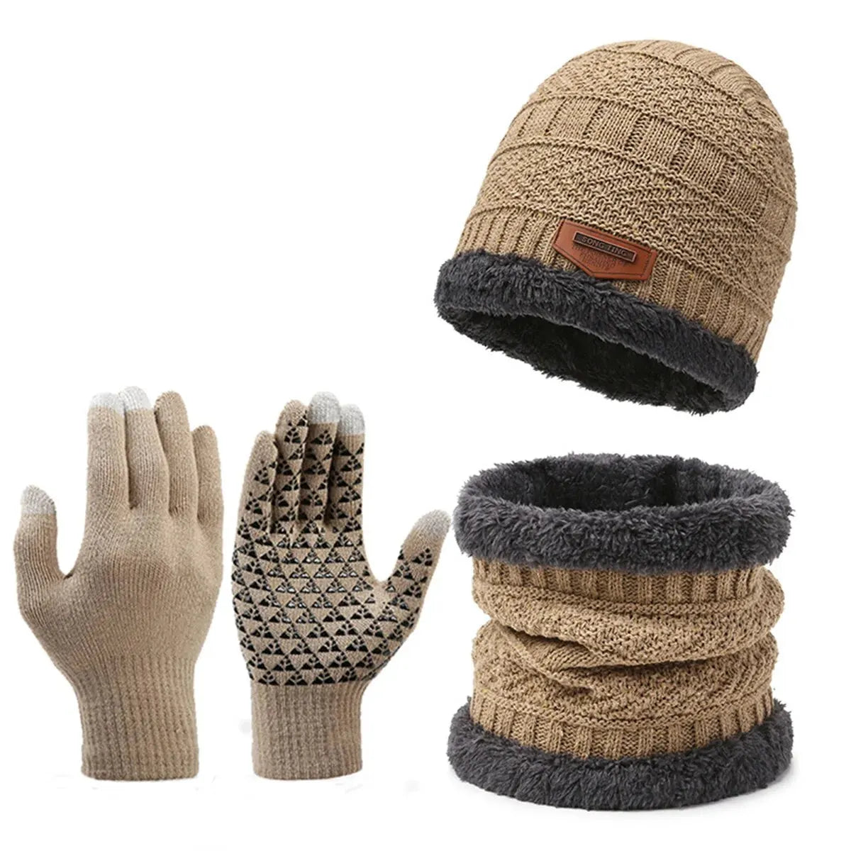 Ensemble Hiver Chic : Chapeau, Écharpe & Gants