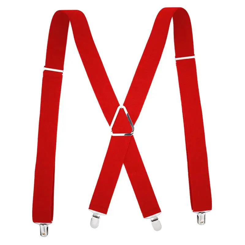 X-Back Adjustable Elastic Suspenders for All