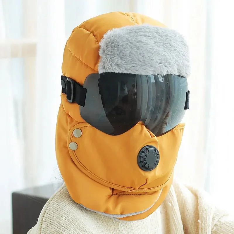 Chapeau d'Hiver Lei Feng Doublé Polaire Unisexe