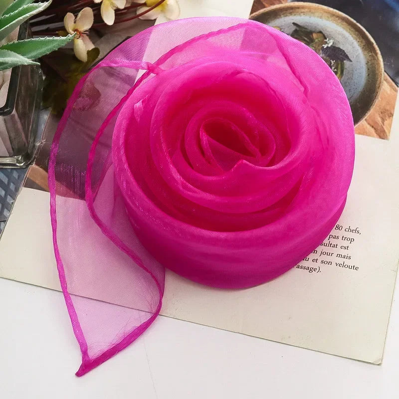 Foulard de Jonglage en Soie - 60cm, 21 Couleurs Vives