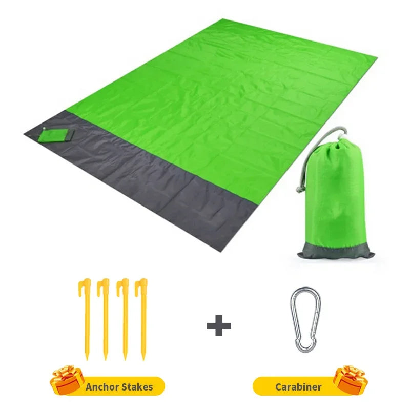 Tapis de plage pliable imperméable et léger