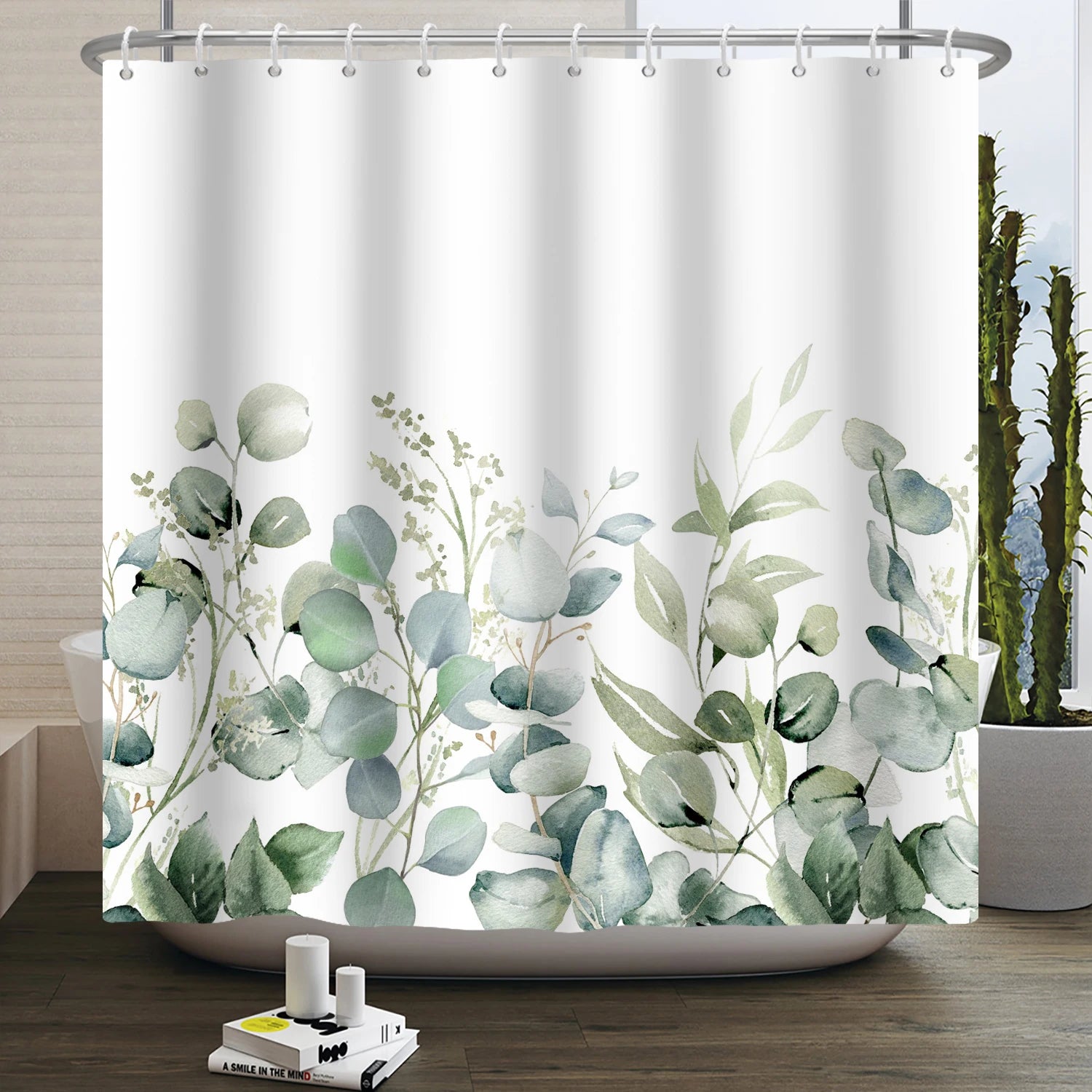 Rideau de Douche Feuillage Écologique