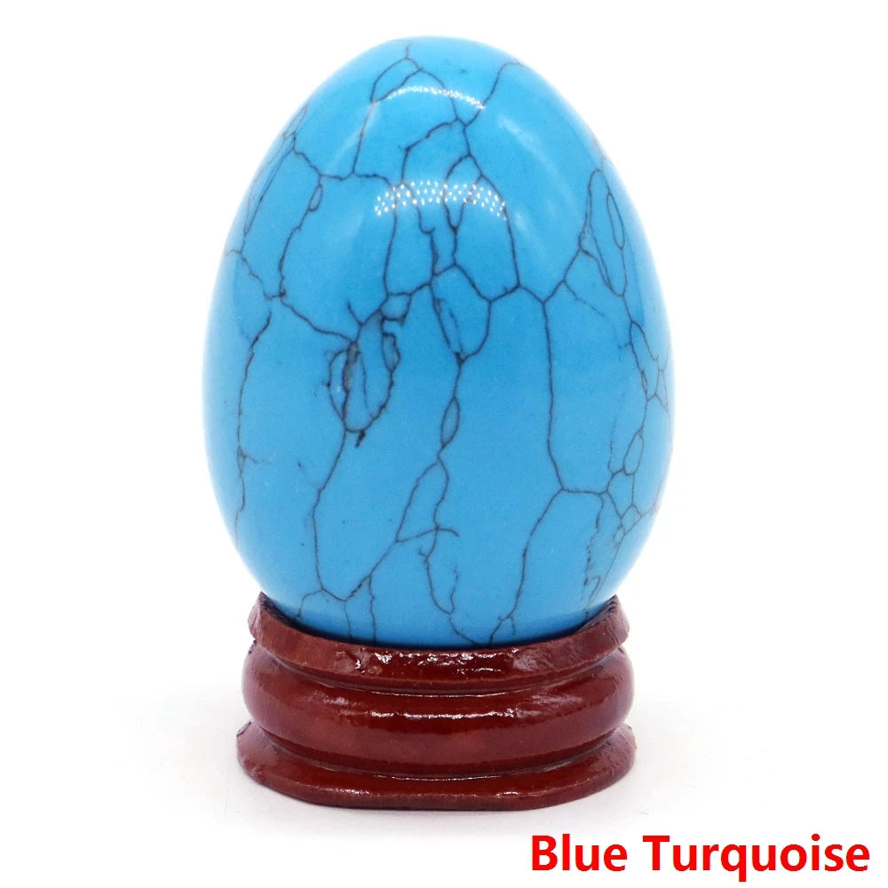 Oeuf Énergétique en Pierre Naturelle