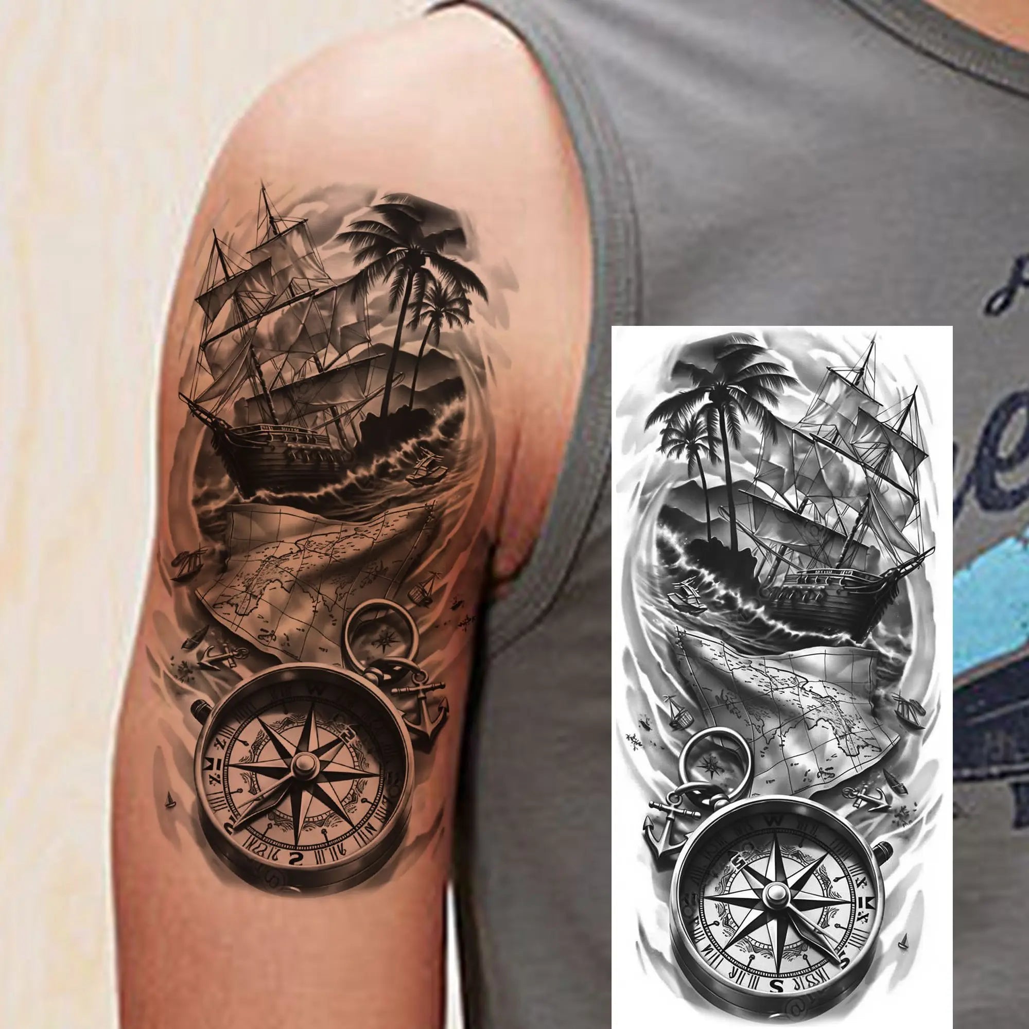 Tatouages Pirates Nautiques Éternels