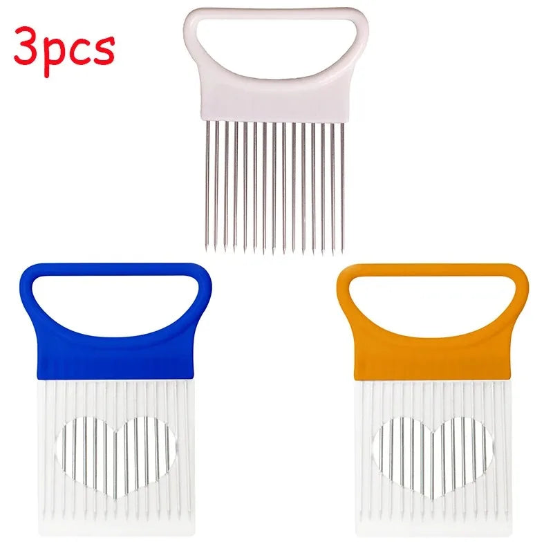 Oignon-Slice Pro: Trancheur Multi-Usage en Acier