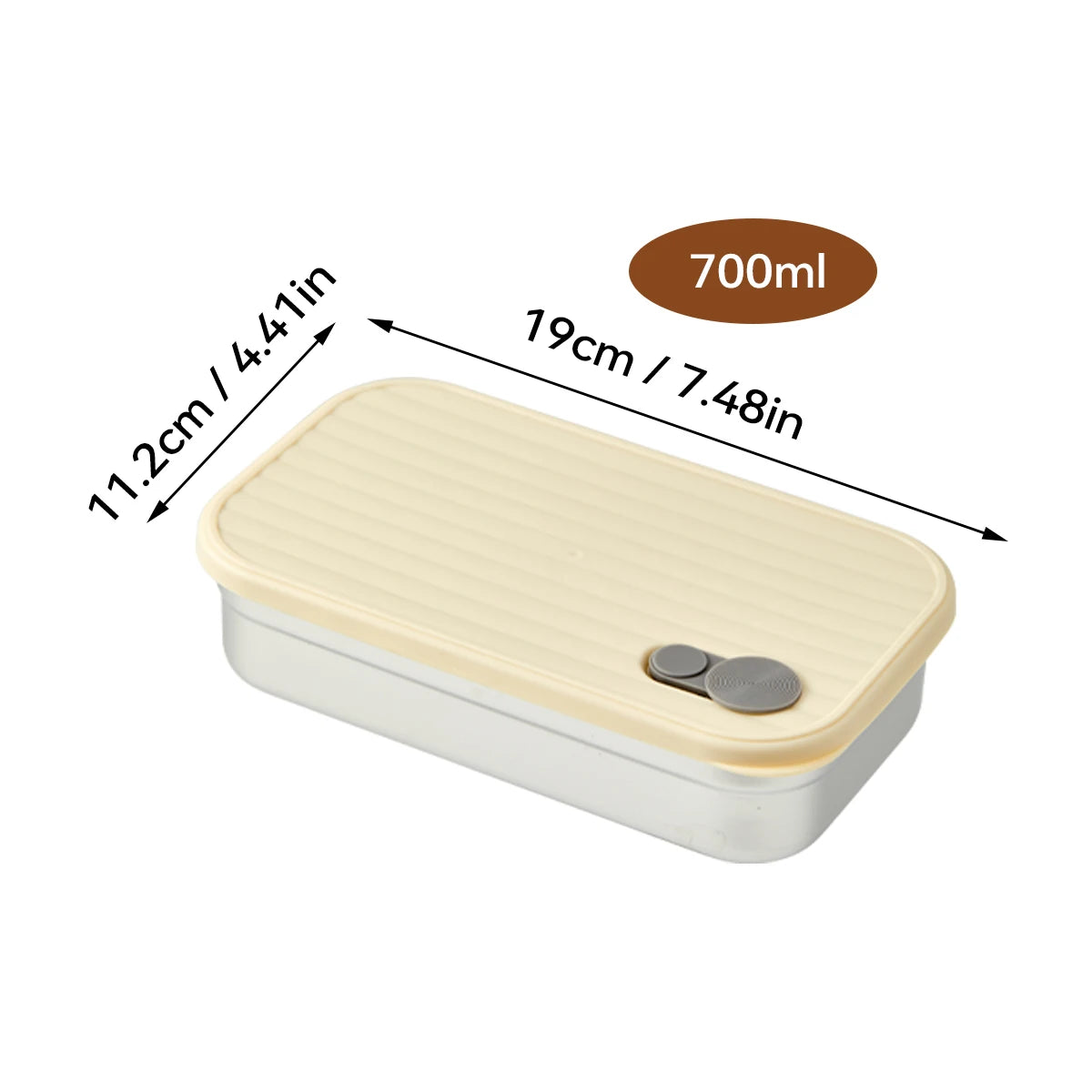 Boîte Bento Écologique WORTHBUY 304 Inox Étanche