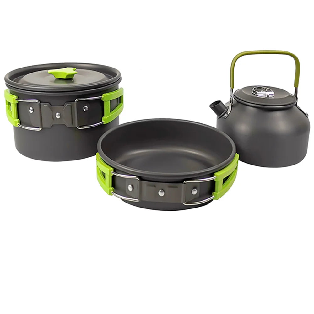 Cuisine Nomade: Kit Compact en Aluminium pour 2-3