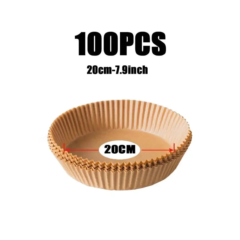 Papier Friteuse Carré Éco 50/100 pcs - Antiadhésif