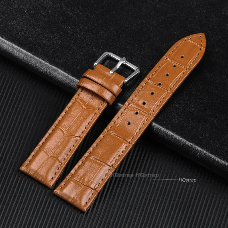 HQstrap Universal Leather Watch Bands - 18-22mm