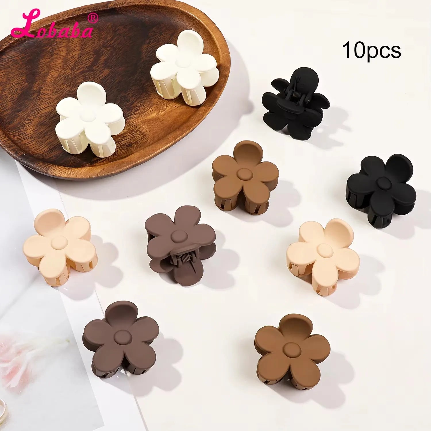 Pinces Fleurs Élégantes - 5pcs