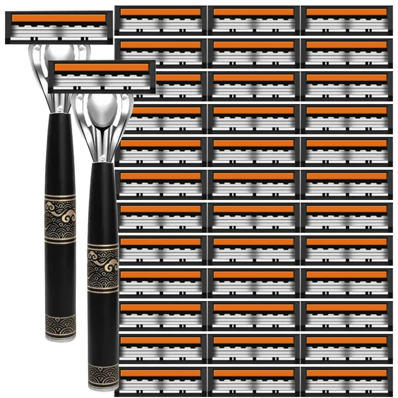 Rasoir 3 couches homme - design innovant et réutilisable