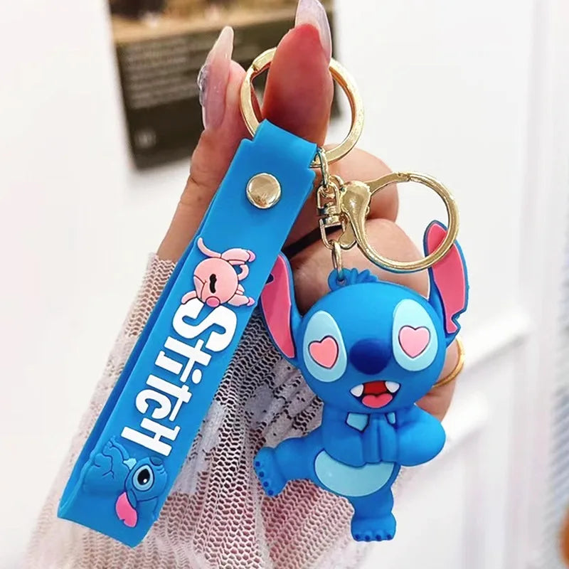 Disney Charm Keychains: Mickey, Minnie & Lilo Fun!