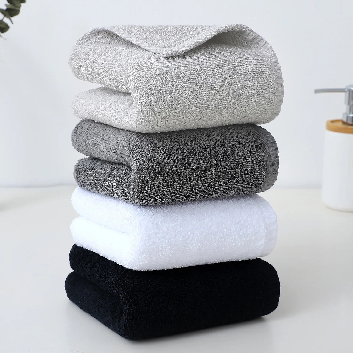 Doux Coton: Serviette Absorbante 30x50cm