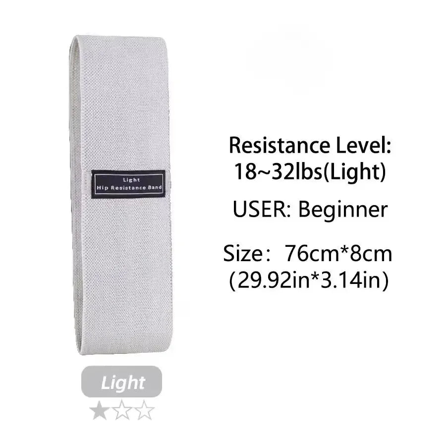 HipFlex Fabric Resistance Bands - Unisex Fitness Gear